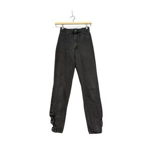 Vintage | America America | Bow Ankle Tapered Leg High Rise Jeans Size 3